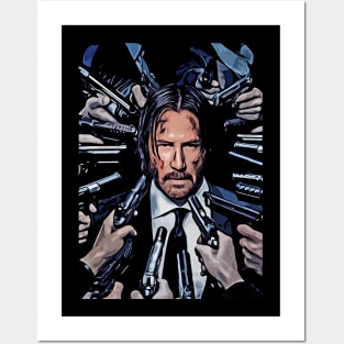 John Wick Elegance in Vengeance Posters and Art